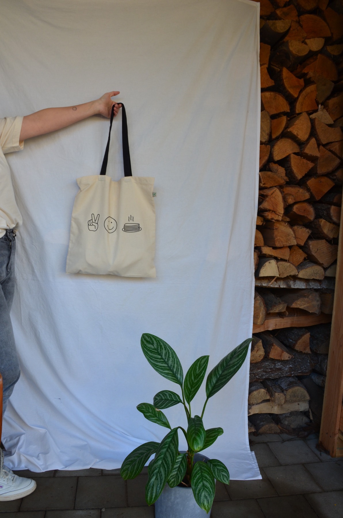 Stofftasche aus Biobaumwolle