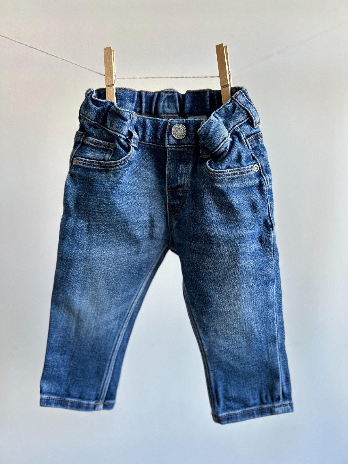 Jeans mit verstellbarem Bündchen - Größe 74