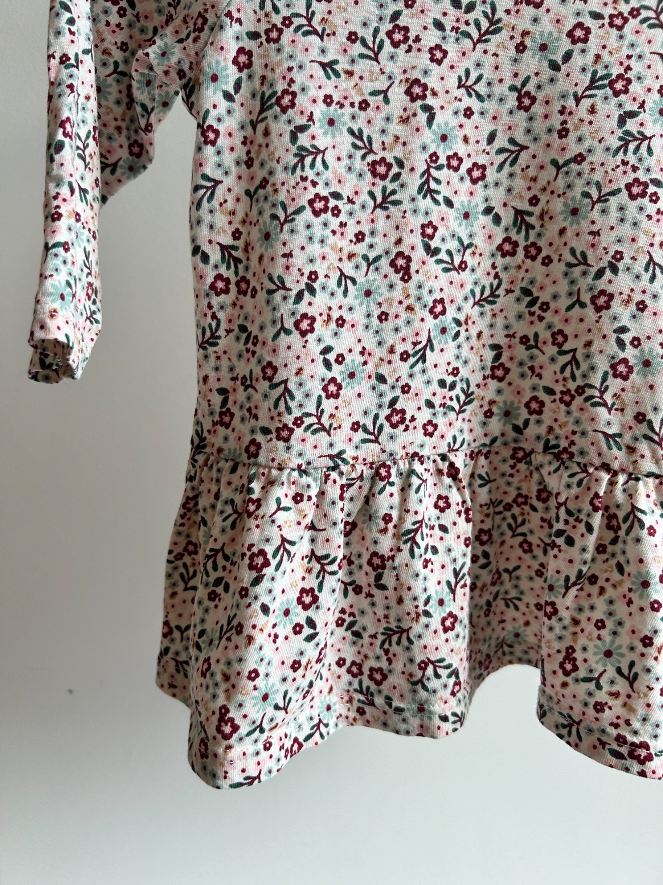 Jersey-Kleid mit Blumen - Größe 68 3