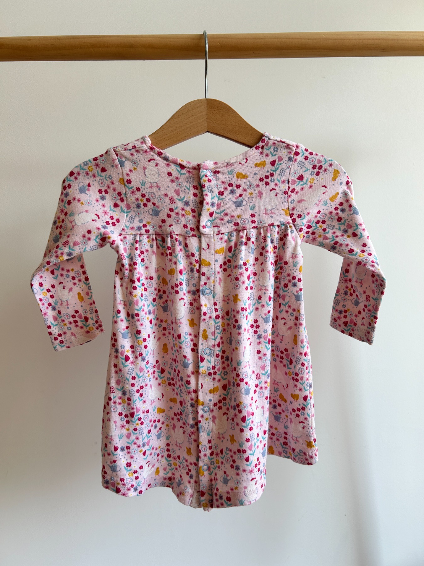 Kleid mit Blumenprint - Größe 62/68 4