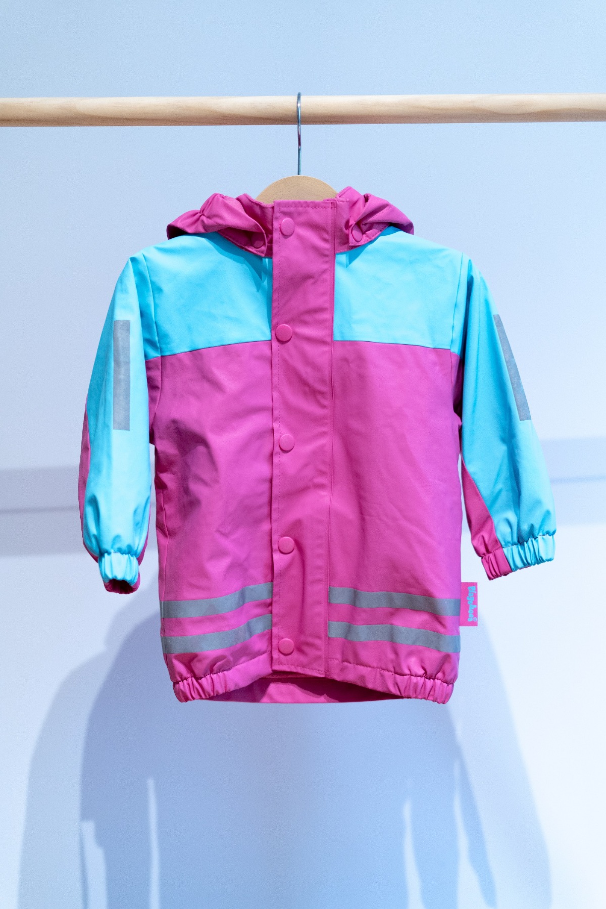 Regenjacke mit Fleecefutter - Größe 80