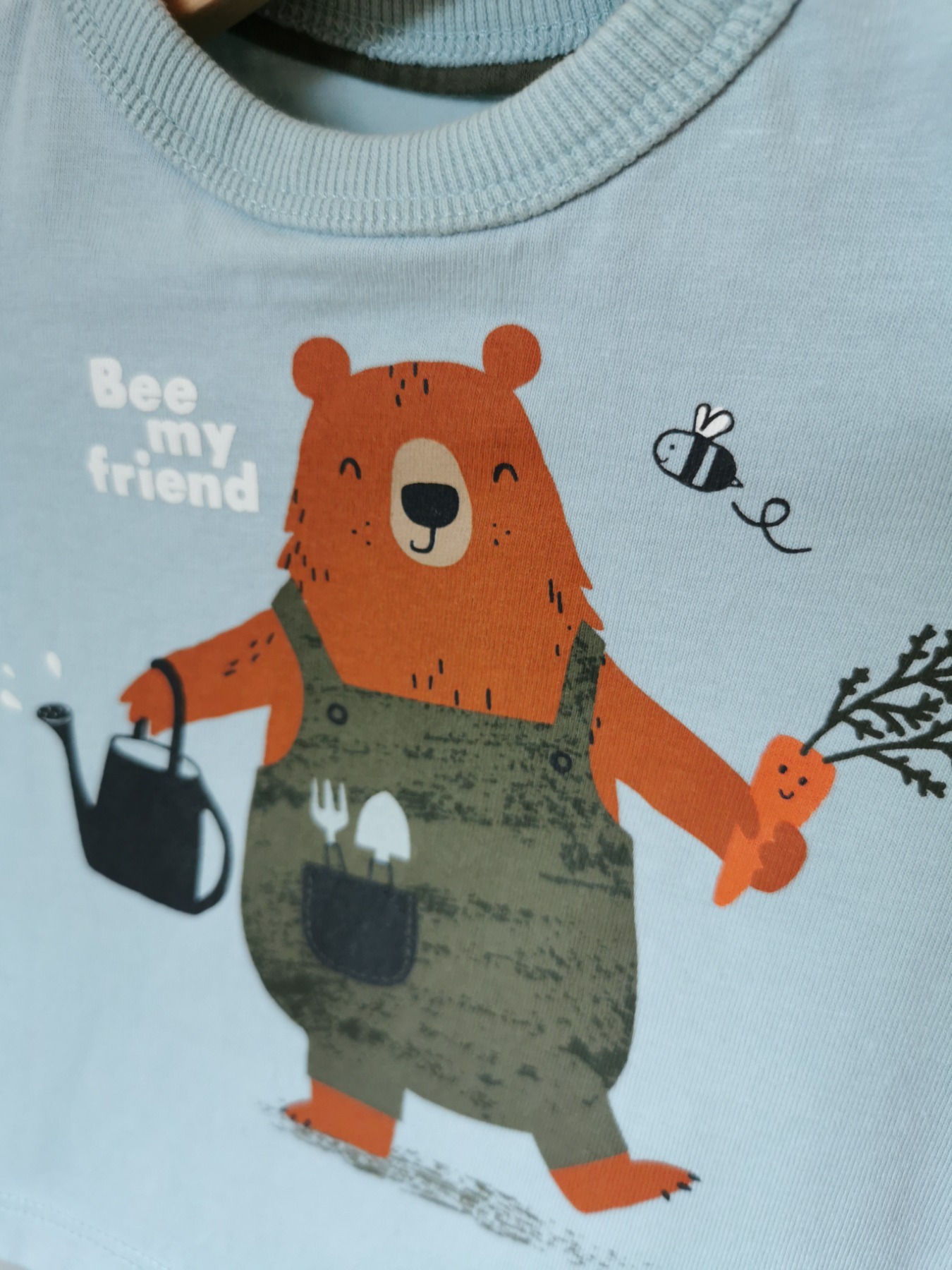 T-Shirt mit Bärenprint - Größe 62 2