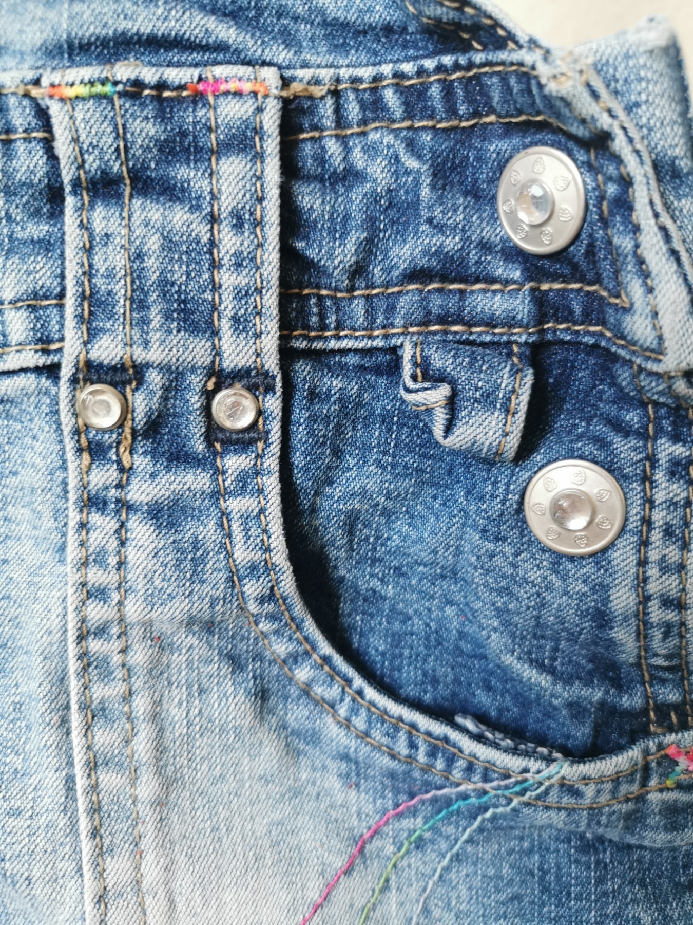 Jeans-Latzkleid - Größe 98 3