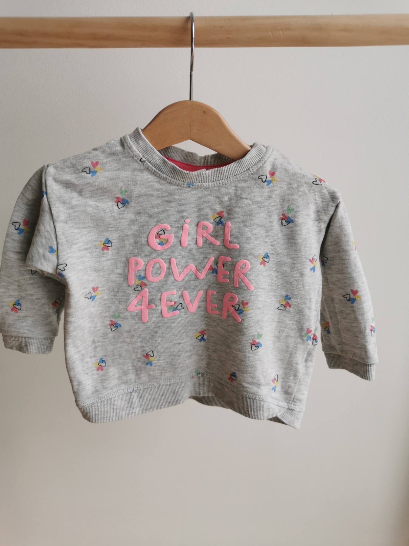 Sweatshirt Girl Power - Größe 74 2