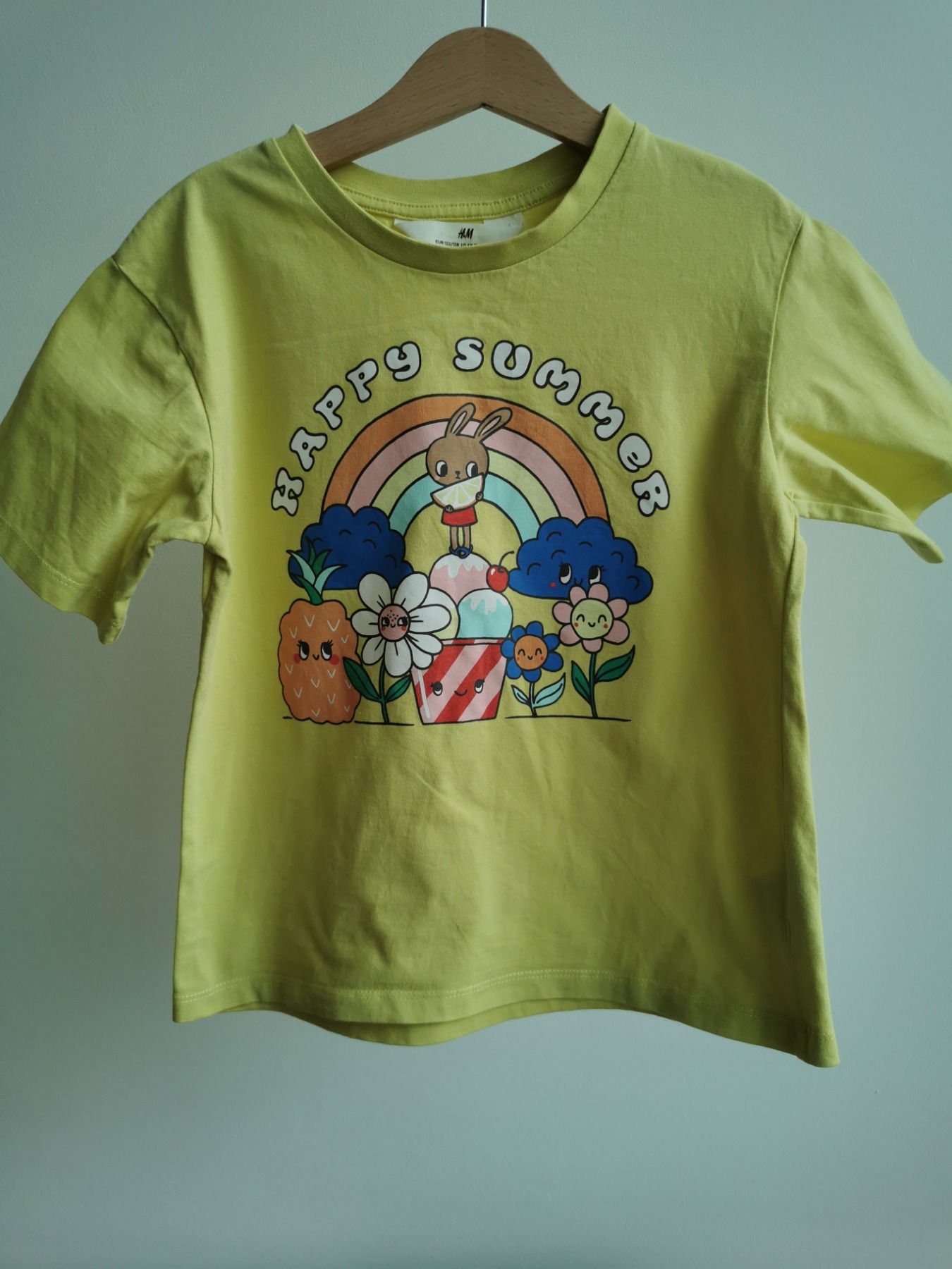 T-Shirt mit Sommerprint - Größe 122/128