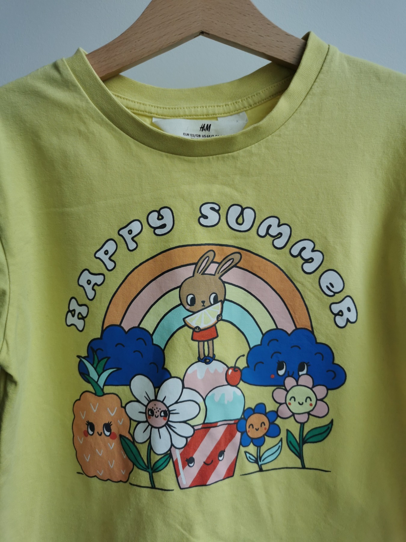 T-Shirt mit Sommerprint - Größe 122/128 2