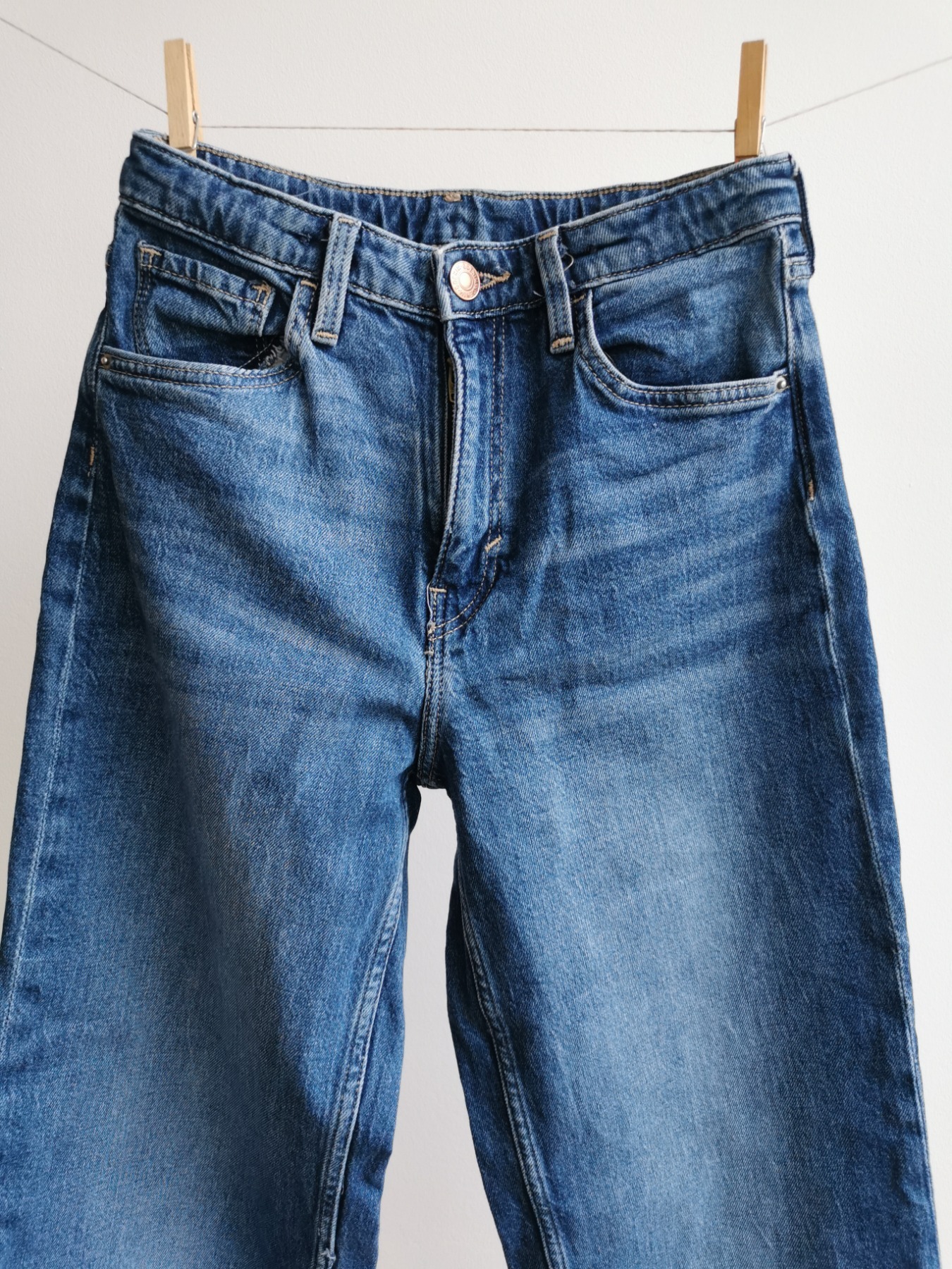 Jeans mit weitem Bein - Größe 146