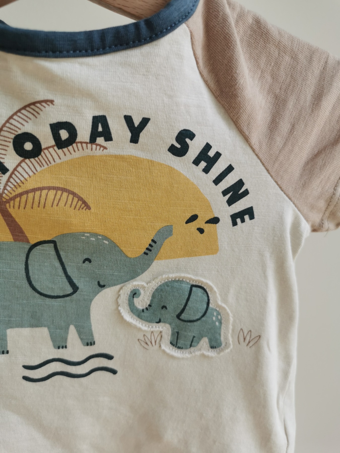 T-Shirt Elefanten - Größe 68 2