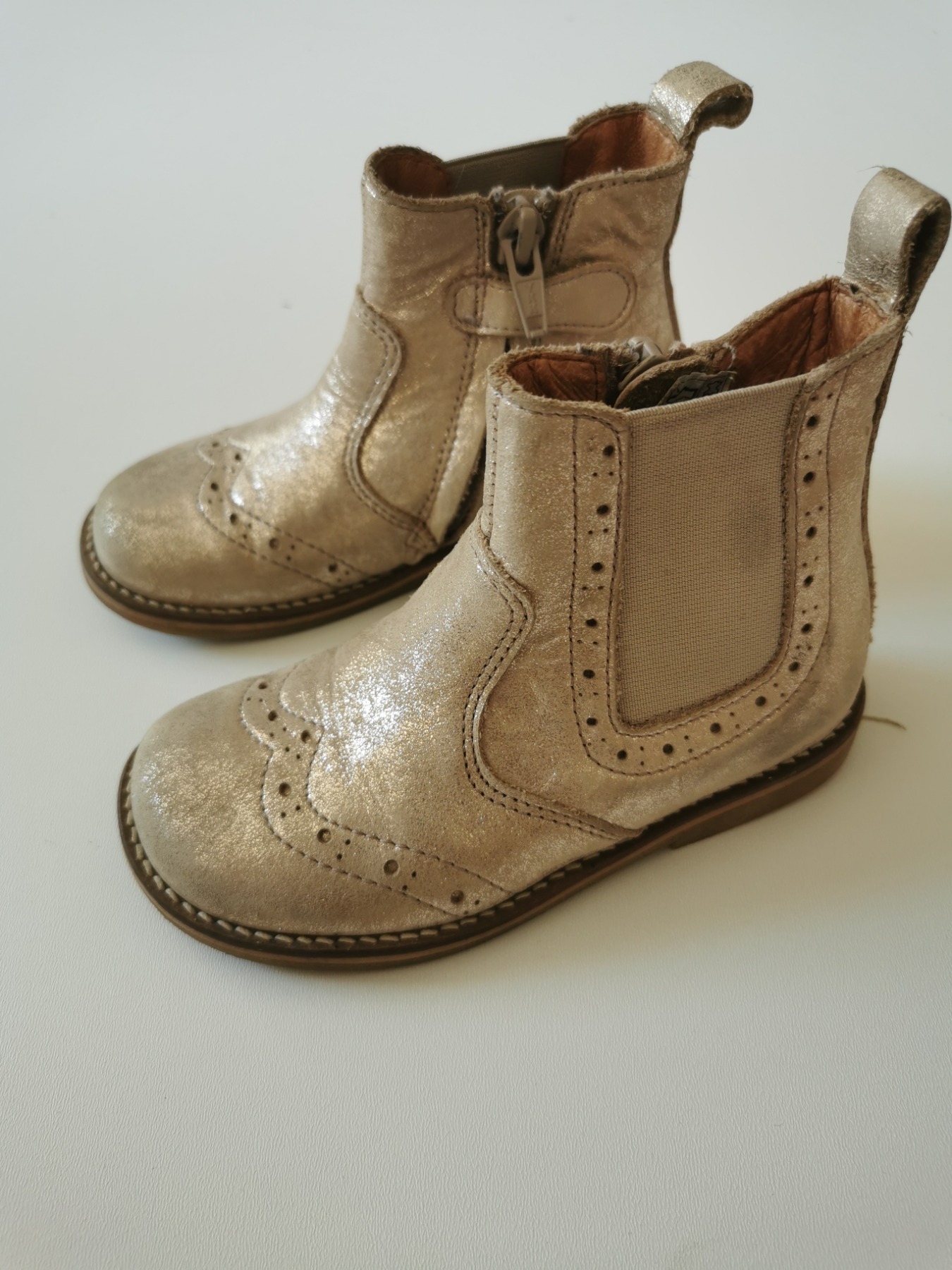 Gold Shine Boots - Größe 24