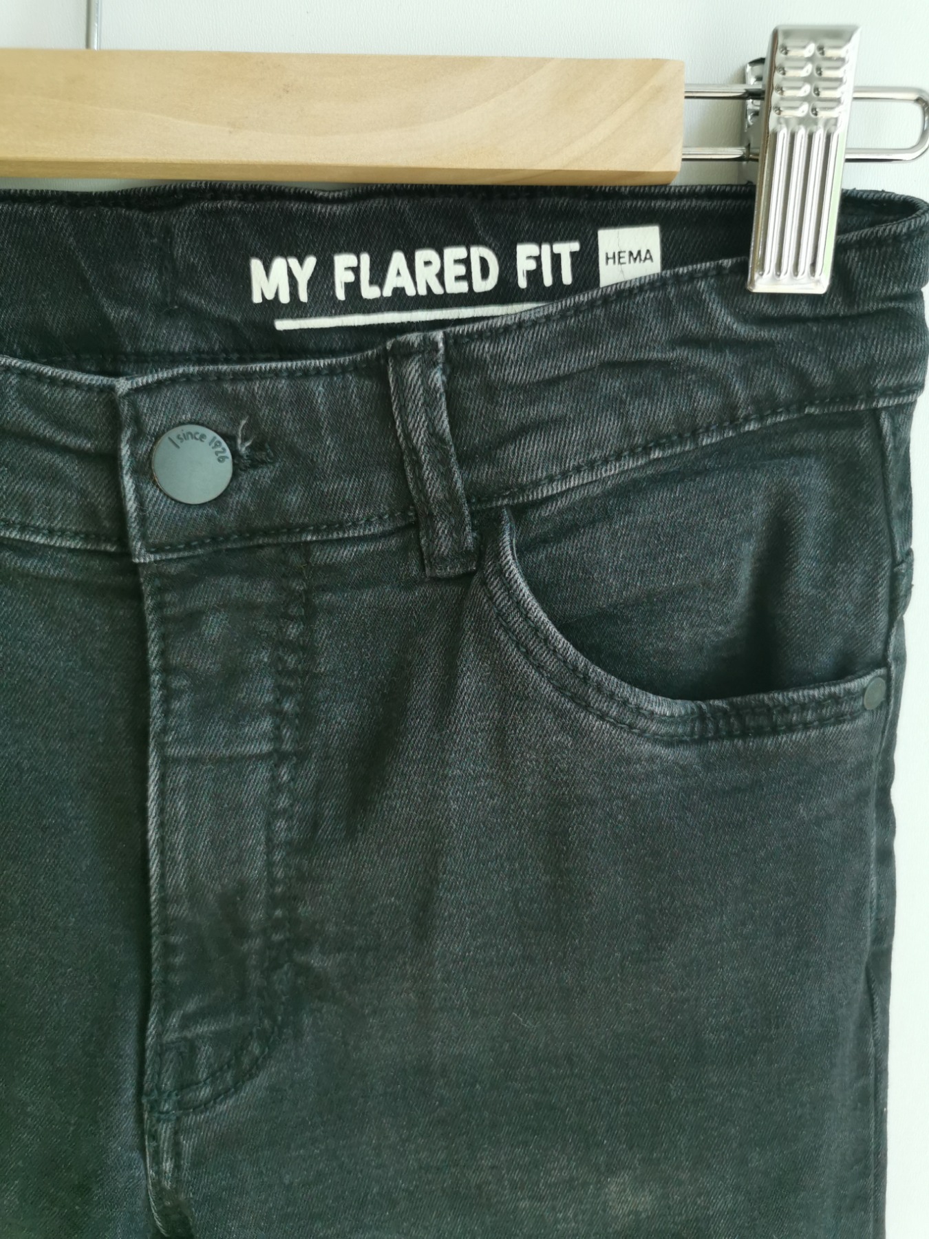 Jeans flared fit mit Schlitz - Größe 146 2