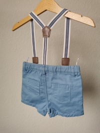 Chino-Shorts mit Hosenträgern - Größe 68 3