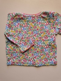 Langarmshirt mit Blumen-Print - Größe 0-3 M 3