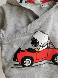 Kapuzen-Sweatshirt Snoopy- Größe 68 2