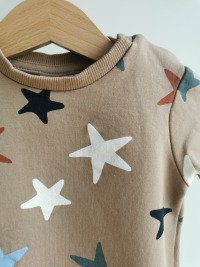 Sweatshirt Sterne mit weichem Innenfutter - 68 2