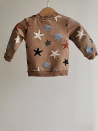Sweatshirt Sterne mit weichem Innenfutter - 68 3