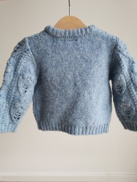 Cardigan mit schönem Strickmuster - Größe 80 3