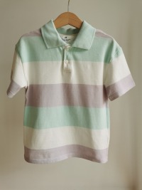 Poloshirt Pastell - Größe 122/128