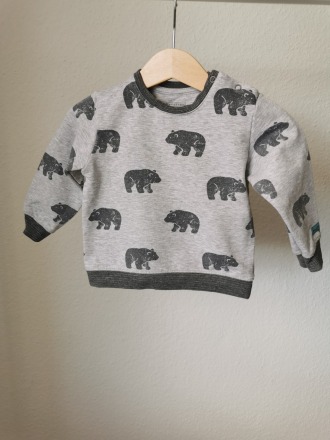Sweatshirt mit Bärenprint - Größe 68 - BELLYBUTTON