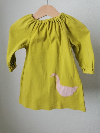 Kleid aus Bio-Baumwolle - Größe 6-12 M - ZEBI BABY