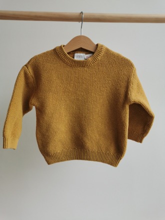Pullover aus Waffelstrick - Größe 92 - ZARA
