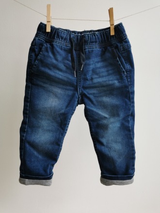 Jeans zum Binden - Größe 92 - H&amp;M