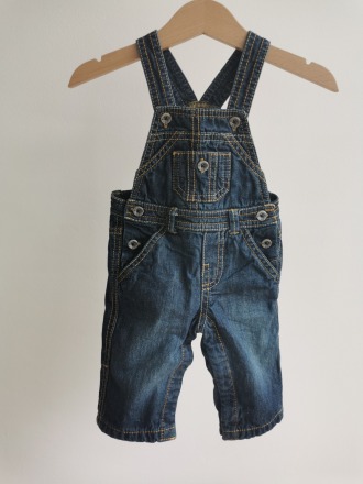 Jeans-Latzhose - Größe 62 - MEXX