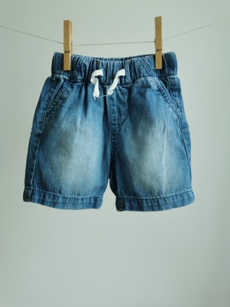 Jeans-Shorts - Größe 74 - H&amp;M