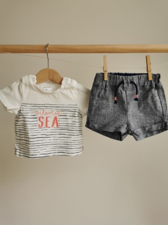 Set aus T-Shirt &amp; Shorts - Größe 56 - H&amp;M