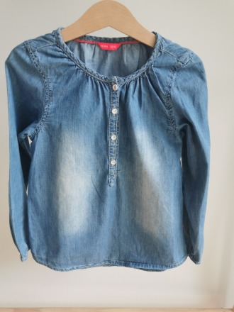 Jeans-Bluse - Größe 110/116 - HEMA