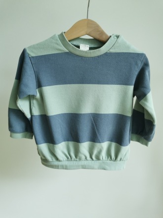 Sweatshirt mit Streifen - Größe 86 - H&amp;M