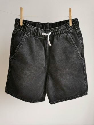 Jeans-Shorts mit weitem Bein - Größe 134 - H&amp;M