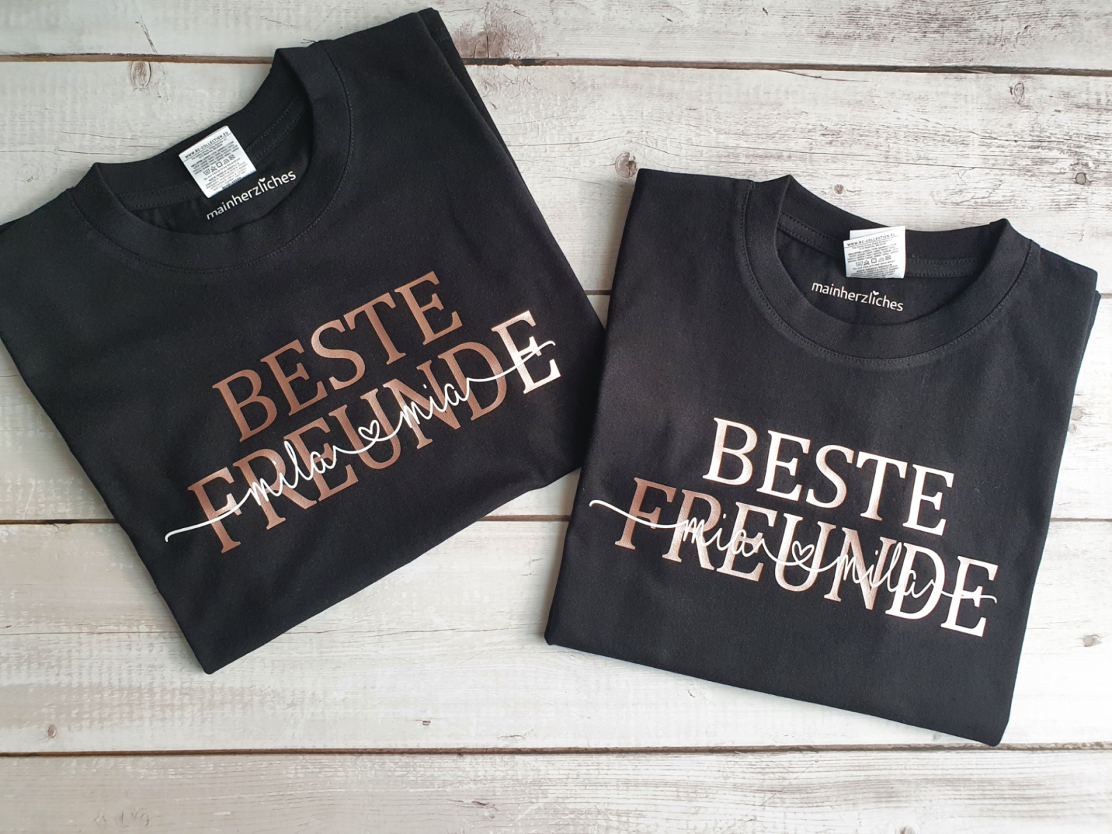 Personalisiertes Kinder T-Shirt | T-Shirt Beste Freunde 4