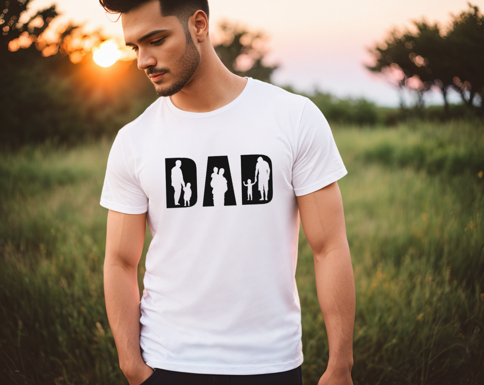Herren T-Shirt DAD für alle Papas dieser Welt