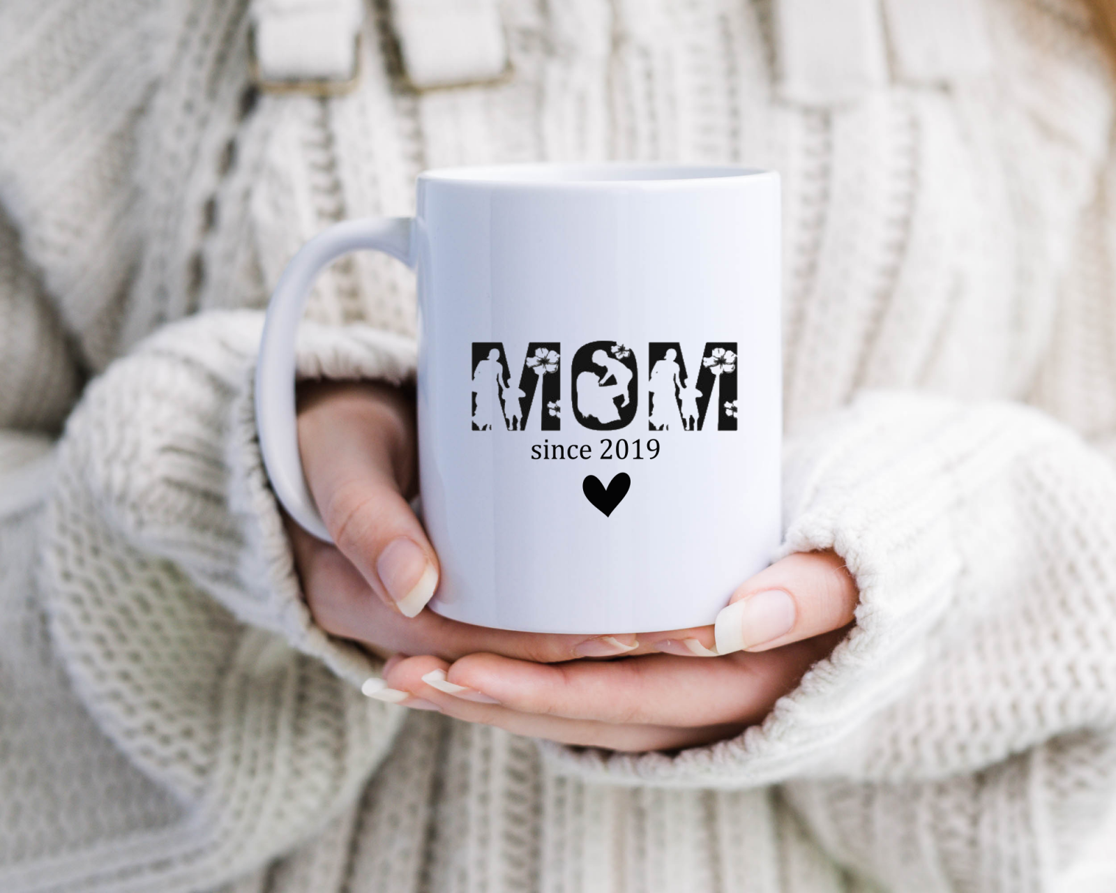 Personalisierte MOM Tasse| Tasse mit Geburtsjahr | Geschenk zum Muttertag