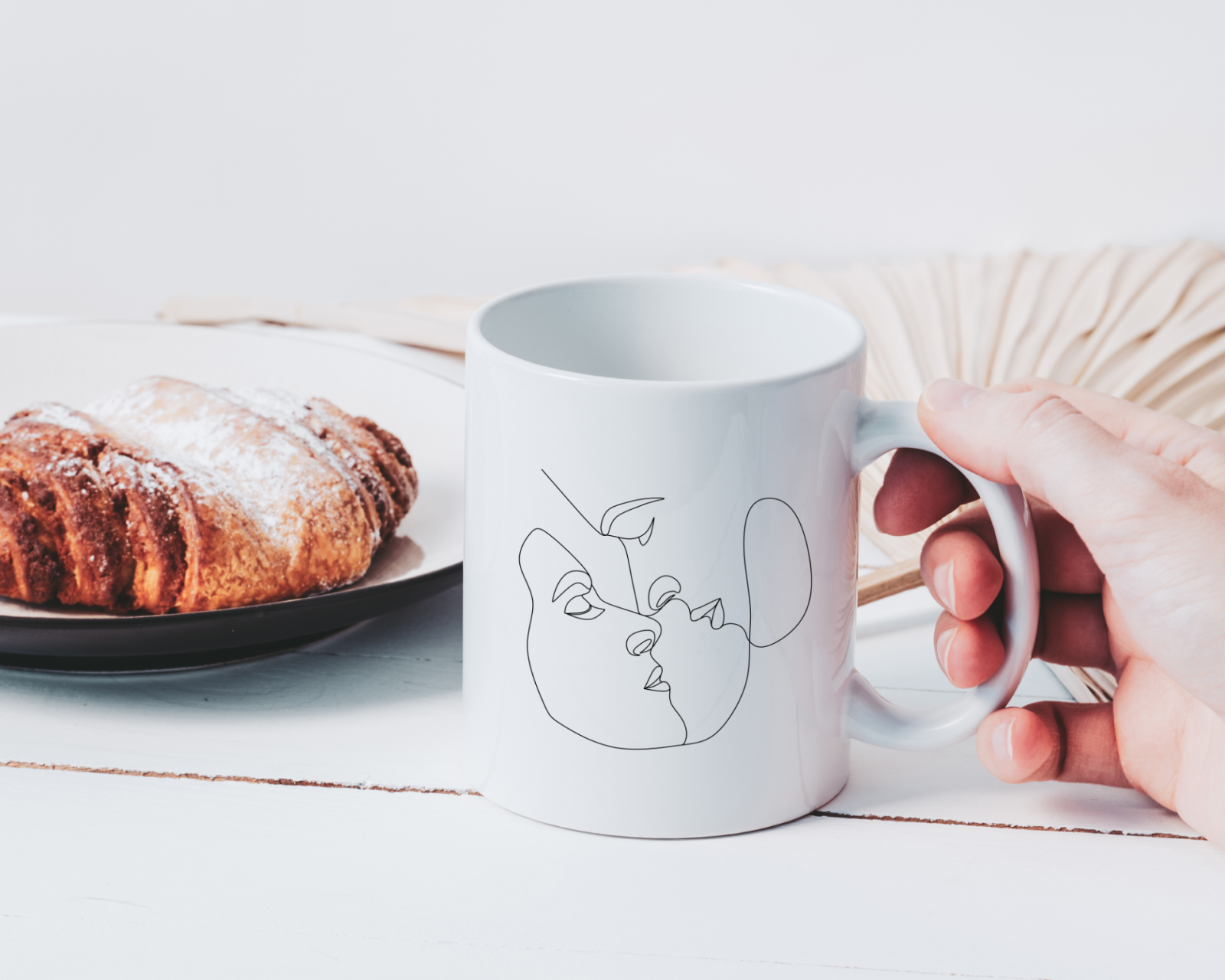 Personalisierte Tasse Liebespaar | Kaffeeetasse mit Namen | Geschenk zu Valentinstag