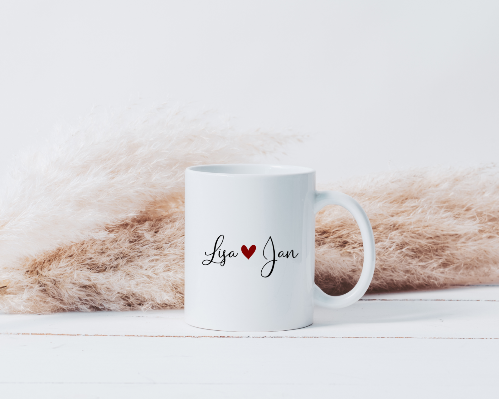 Personalisierte Tasse Liebespaar | Kaffeetasse mit Namen | Geschenk zu Valentinstag 3