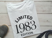 Herren T-Shirt Limited Edition Geburtsjahr 2