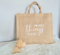 Jutetasche | Strandtasche lovely things inside | Jute Shopper