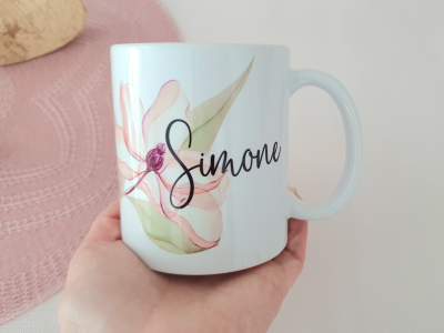 Personalisierte Tasse | Kaffeetasse mit Name und Spruch - mit Name und Wunschtext