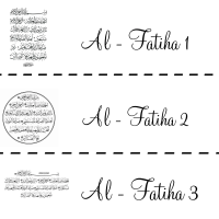 5 x Islam sticker Resin art Lesezeichen bismillah sticker ayet al kursi zubehör aufkleber Sticker 3