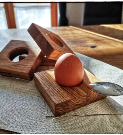 CREATIVE_ISI_HANDMADE Handmade Eierbecher aus Holz