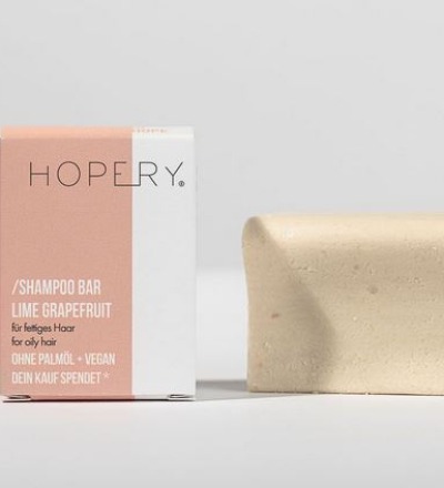 HOPERY Haarpflege Shampoo - für fettiges Haar - Limette Grapefruit