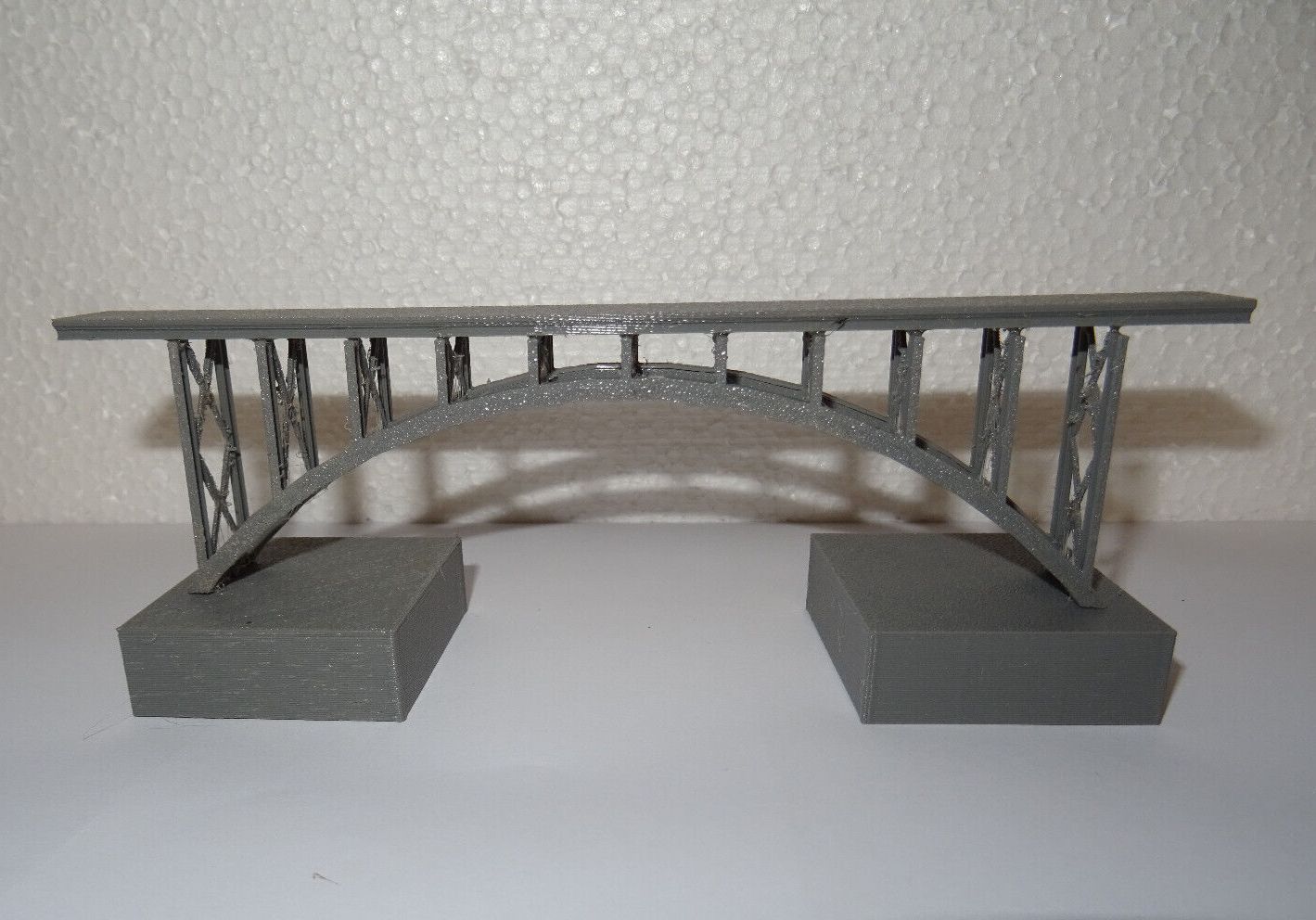 Brücke Talbrücke Bogenbrücke Spur Z 1:220 Bausatz Eingleisig Modelleisenbahn