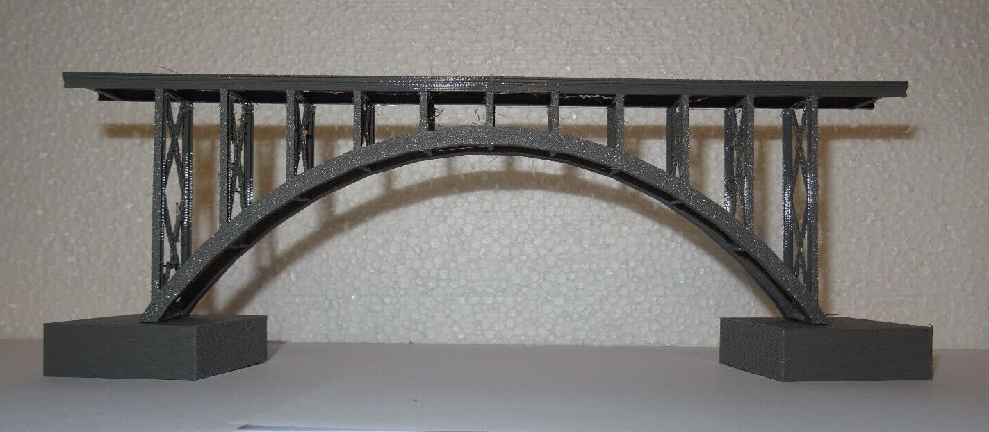 Brücke Talbrücke Bogenbrücke SpurN 1:160 Bausatz Eingleisig Modelleisenbahn