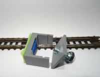 Neu H0 Gleisreinigung Schienenreiniger für verschiedene Niederboardwagen 1:87 6