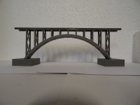 Brücke Talbrücke Bogenbrücke SpurN 1:160 Bausatz Eingleisig Modelleisenbahn 5