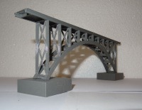 Brücke Talbrücke Bogenbrücke SpurN 1:160 Bausatz Eingleisig Modelleisenbahn 6