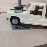 Auffahrrampe Rampe 1:18 Modellauto Modellbau Diorama Werkstatt 5