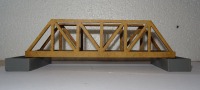 Kastenbrücke Spur H0 1:87 Bausatz Brücke Eingleisig MDF Platte Lasercut 3