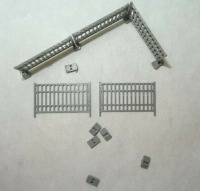 Bauzaun Modellbau H0 Maßstab 1:87